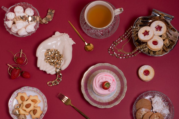 Elegant tea party assortment