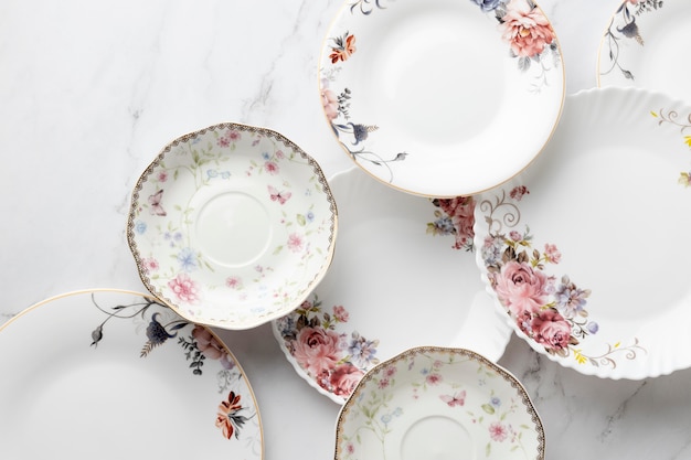 Elegante assortimento di tea party