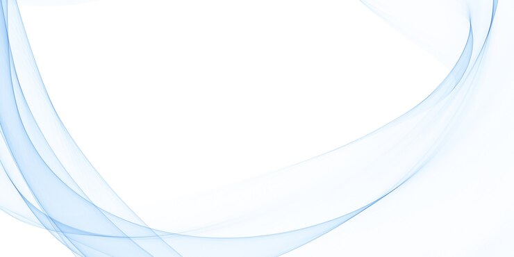 Free Photo elegant white background with blue wave lines