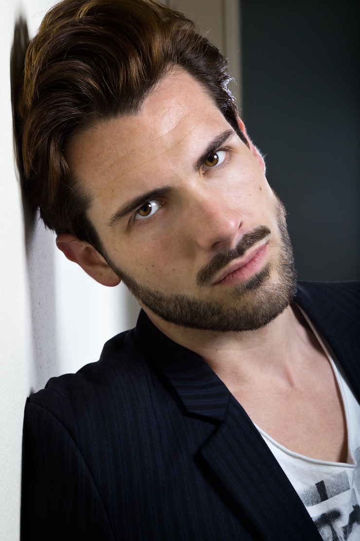 Free Photo elegant young handsome man.