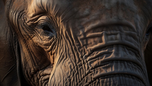 Free photo elephant artificial intelligence image