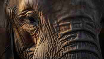 Free photo elephant artificial intelligence image