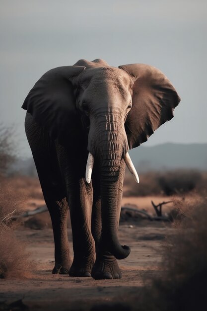 Elephant artificial intelligence image