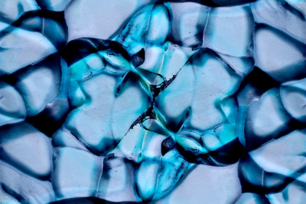 織り目加工の青いペンキの壁紙の立面図