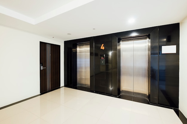 elevator in building