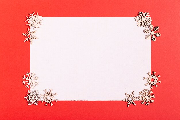 Empty card with lovely decorations