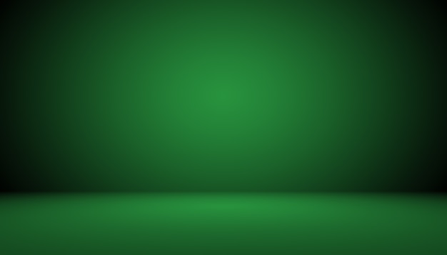 Free photo empty green studio well use as background,website template,frame,business report