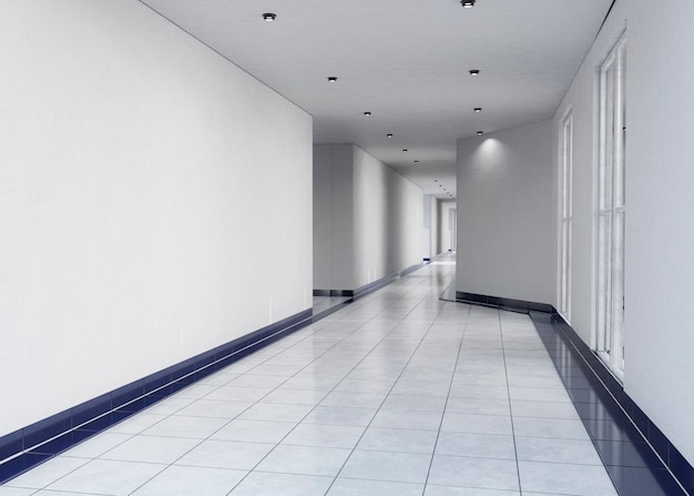 Empty hallway background