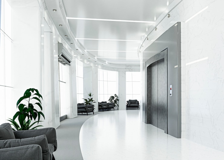 Free Photo empty hallway background