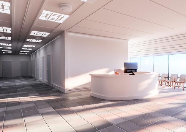 Free Photo empty hallway background