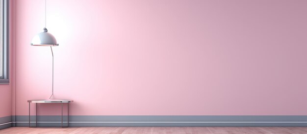 Free photo empty light pink wall ai generated image