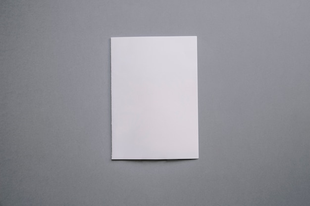 Empty paper mockup