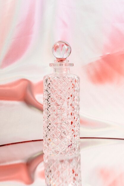 Empty perfume glass bottles design resource