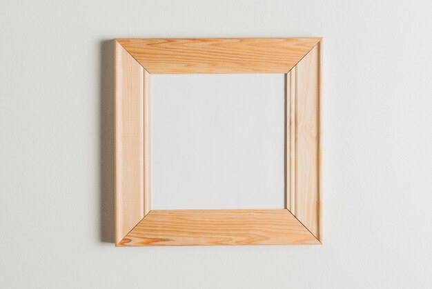 Empty photo frame isolated on white background