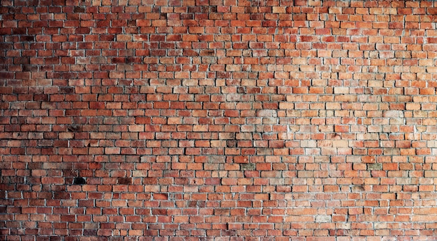 빈 붉은 벽돌 벽