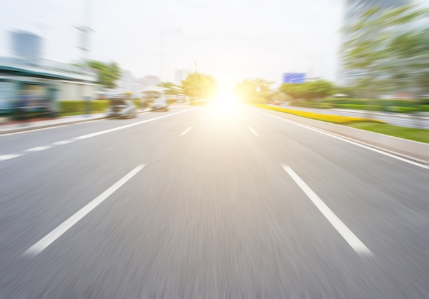 Free photo empty road