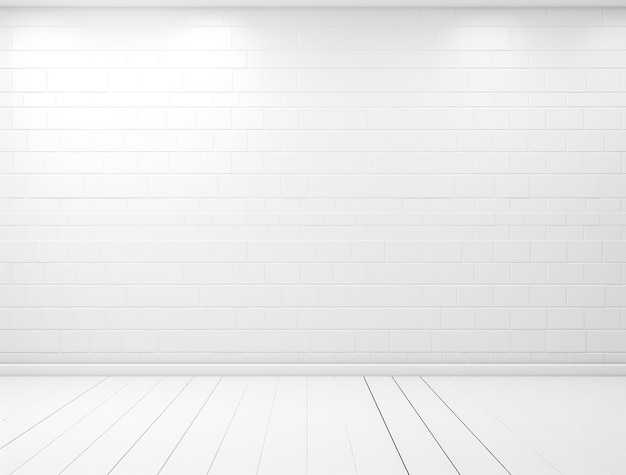 Free photo empty room background with white walls