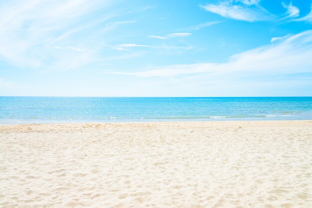 empty sea and beach background