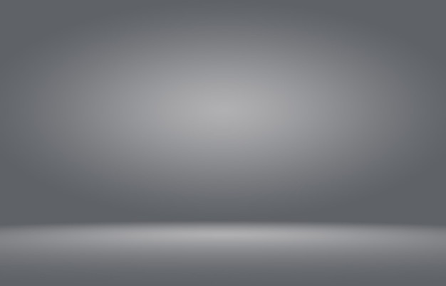 Empty white and grey studio backdrop background