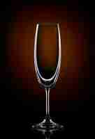 Free photo empty wine glass