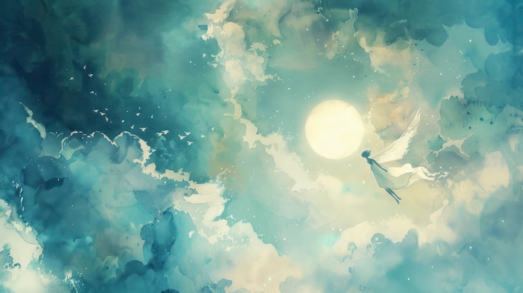 Free Photo enchanting watercolor fairy illustration