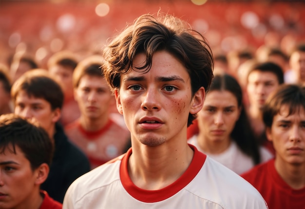 England fans watching the euro cup finale