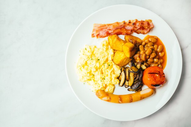 English breakfast dish