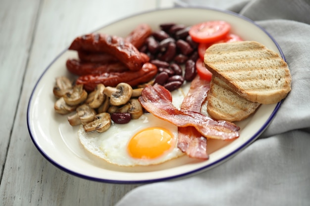 Free photo english breakfast