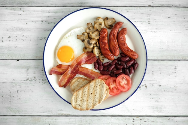 Free photo english breakfast