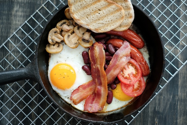 Free photo english breakfast