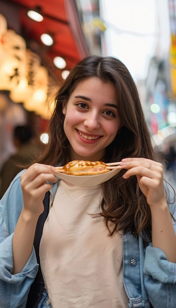 Foto gratuita godersi il festival del cibo di strada