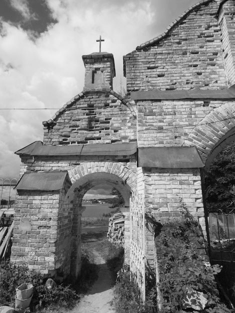 Entrance to the cemetery