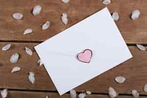 Free photo envelope with heart sticker