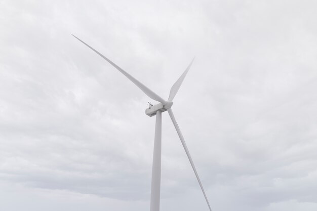 environment friendly energy with wind power plant