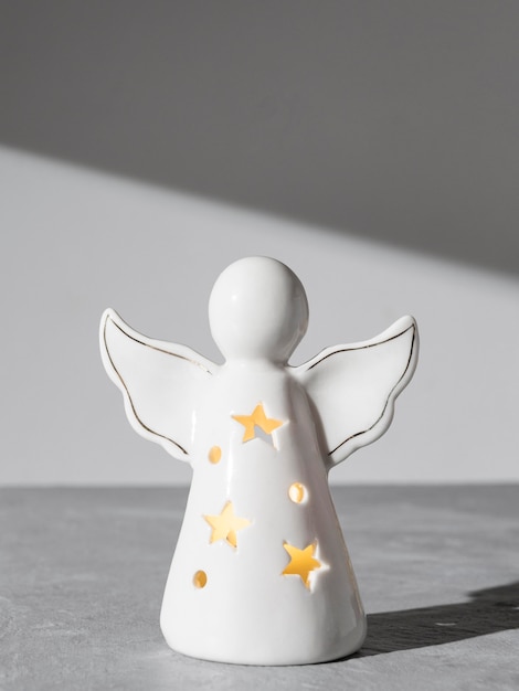 Free photo epiphany day angel figurine