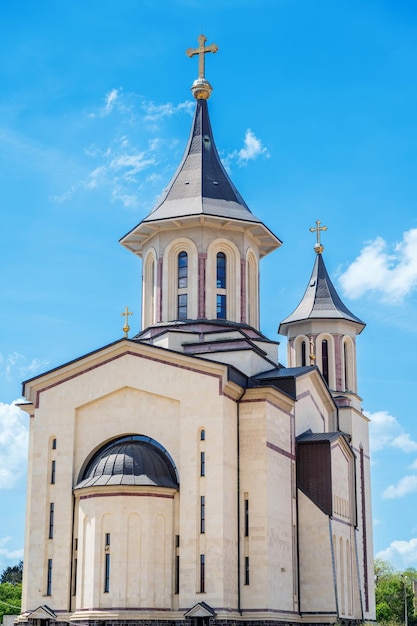 Foto gratuita cattedrale episcopale della resurrezione del signore a oradea romania