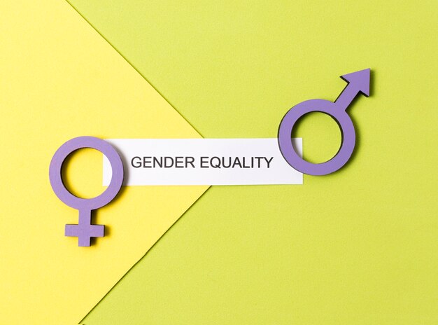 男性と女性の性別記号間の平等