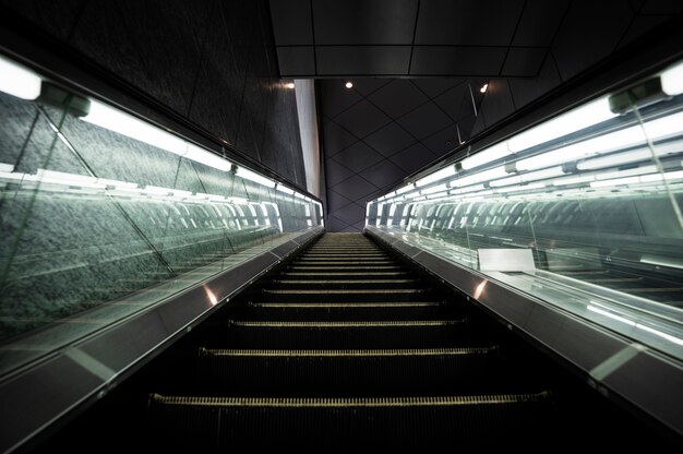 Escalator of a building