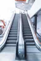 Free photo escalator,up and down escalators