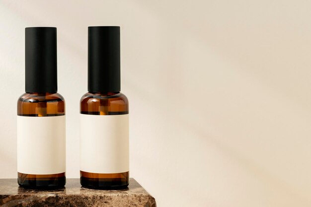 Essential oil spray bottle, aromatic beauty product