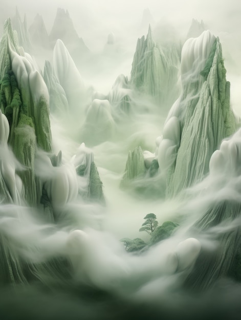 Ethereal natural environment