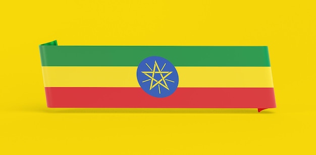 Free photo ethiopia flag banner