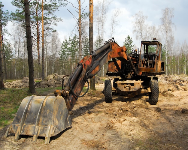 Free photo excavator