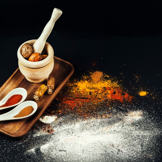 Exotic oriental spices