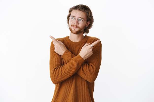 Expressive redhead bearded man