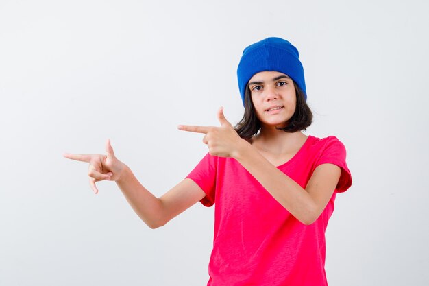 An expressive teenage girl is posing