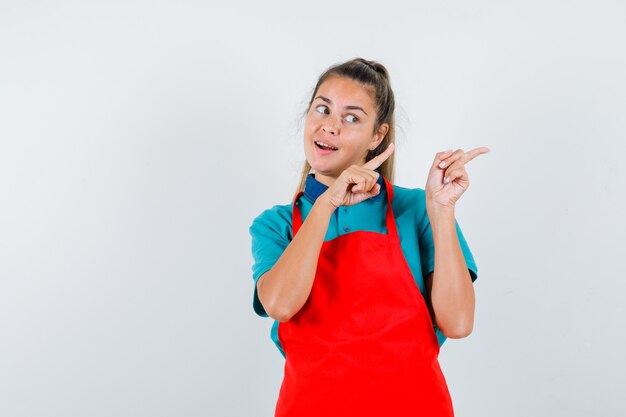 Expressive young girl posing in the studio