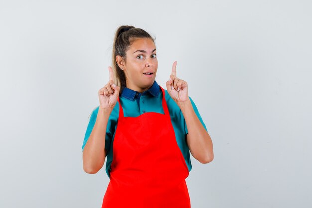 Expressive young girl posing in the studio