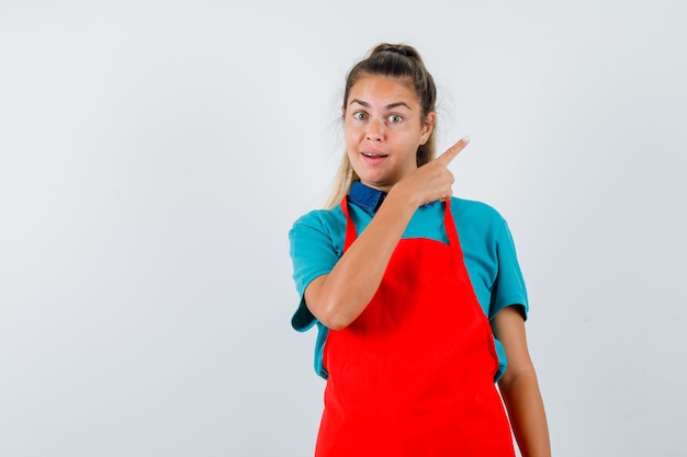 Expressive young girl posing in the studio