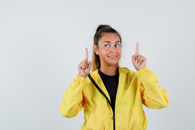 Expressive young girl posing in the studio